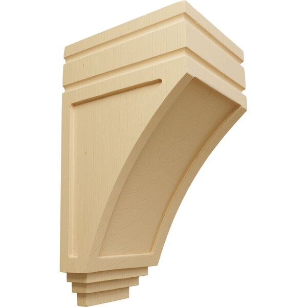 Ekena Millwork 5"W x 6"D x 10 1/2"H Medium San Juan Wood Corbel, Alder CORW05X06X10SJAL - main